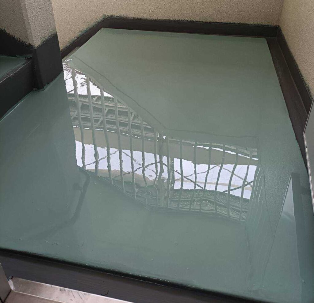 防水工事施工後