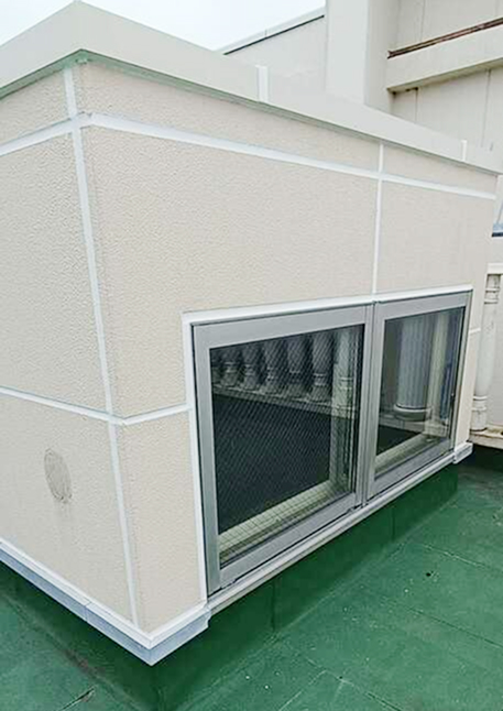 函館市内施設のシーリング施工後
